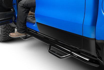 Nerf Step Bar Cab Length (2 Steps per Side) 2019-2024 Ram 2500/3500/4500/5500 Crew Cab Gloss Black NFab