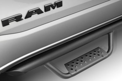 Domintator Extreme D2 Side Steps With Mounting Brackets Textured Black 2019-2026 Ram 1500 Go Rhino