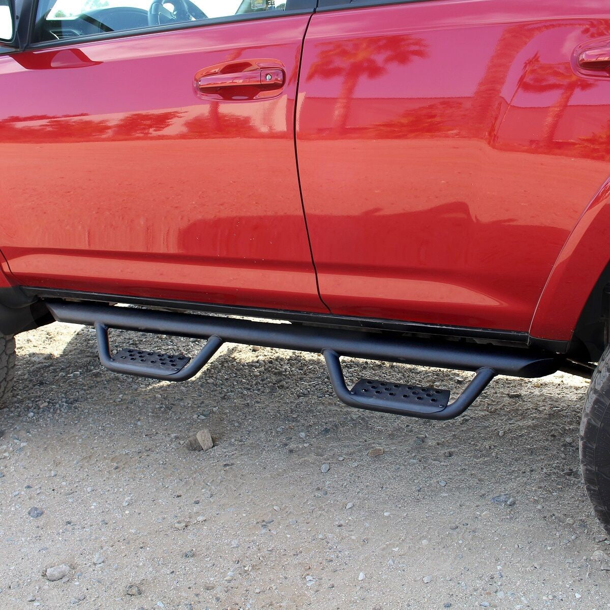 Dominator Extreme D2 Side Steps W/ Brackets Textured Black 2025-2026 Toyota 4Runner Go Rhino