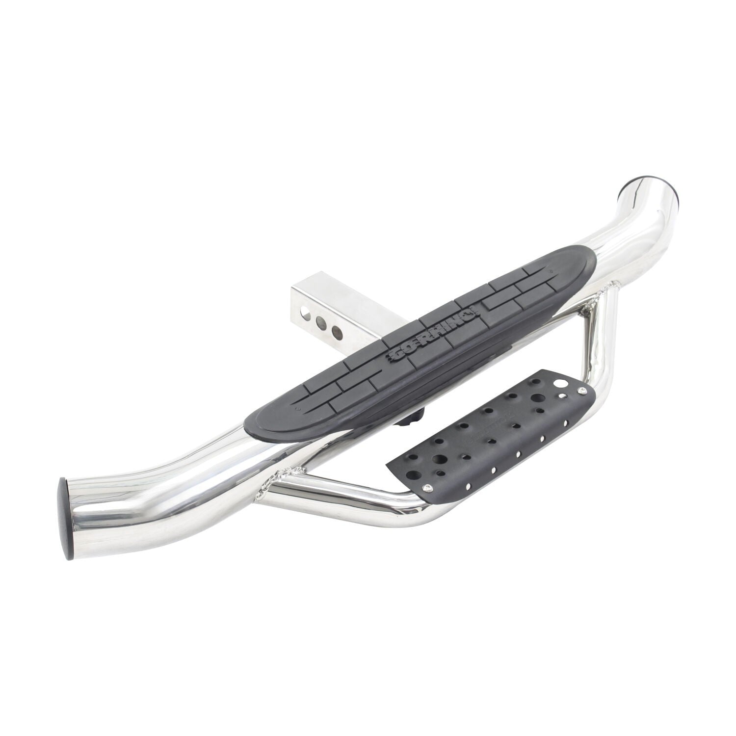 Dominator Hitch Step Polished Stainless Steel Go Rhino