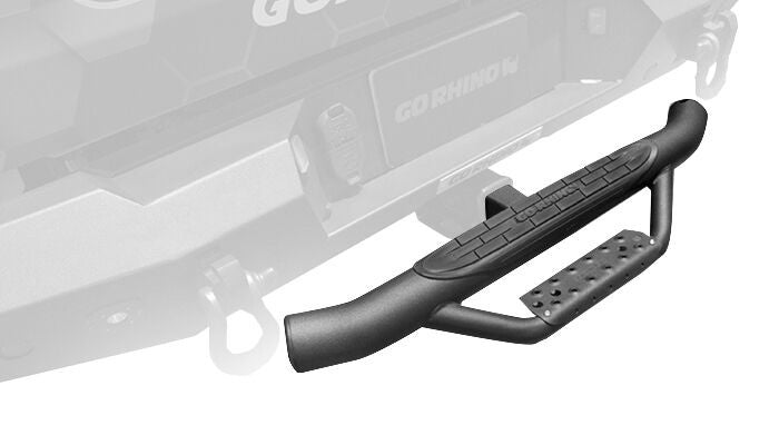 Dominator Hitch Step Textured Black Go Rhino