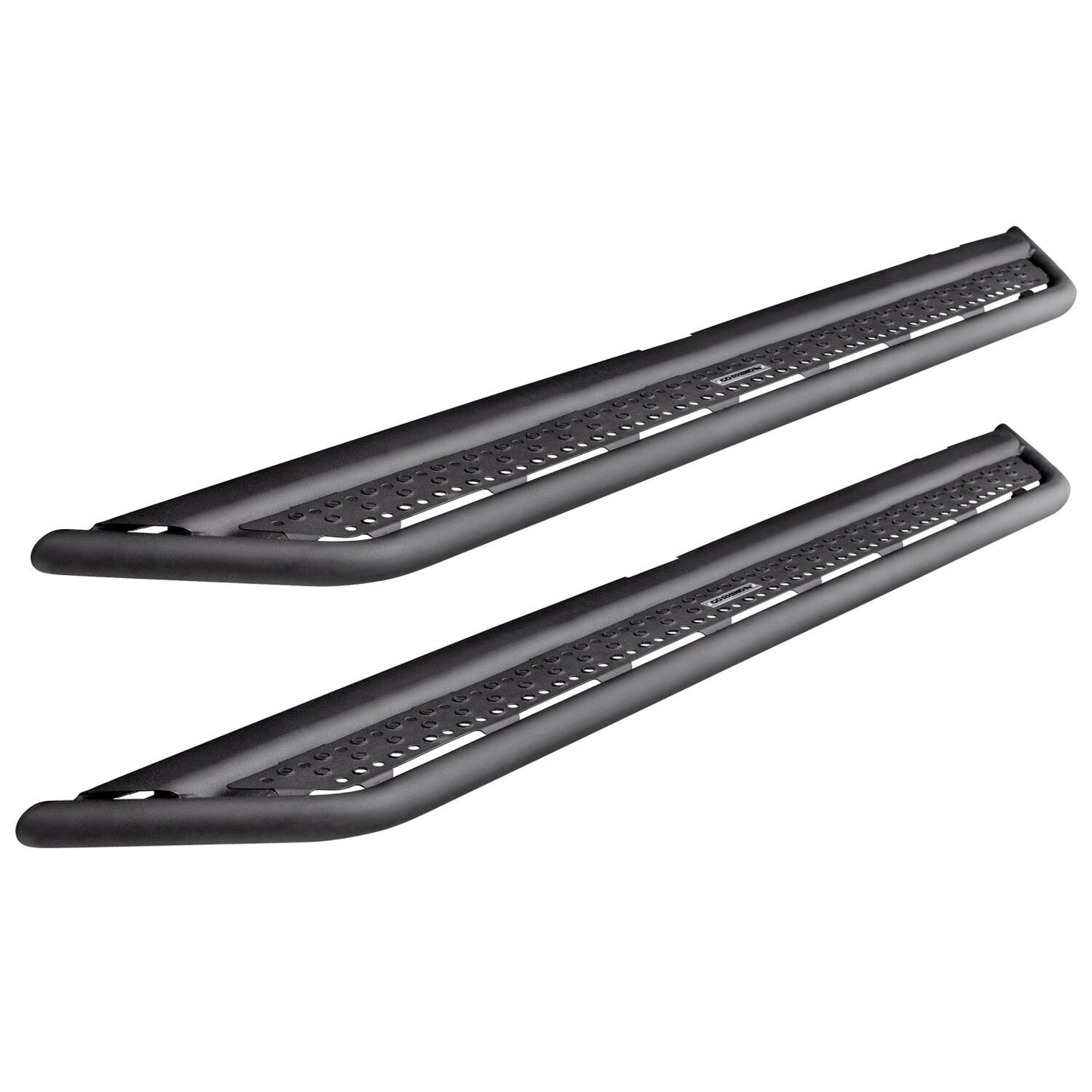 Dominator Xtreme D6 SideSteps With Mounting Bracket Kit Textured Black 2020-2025 Silverado 1500/2500/3500 HD Go Rhino