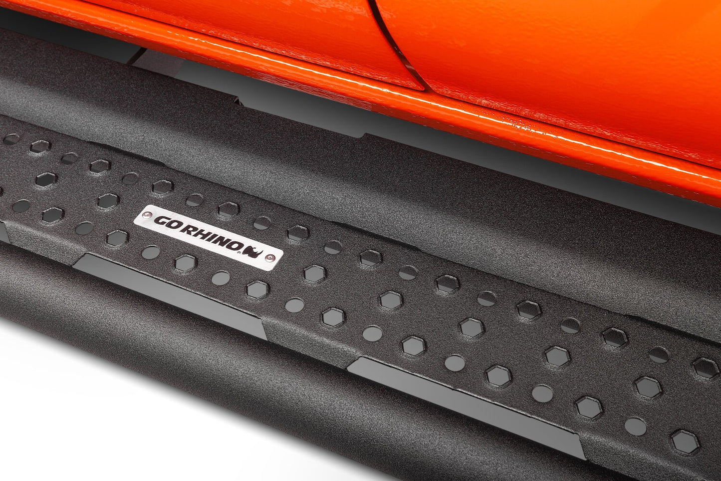 Dominator Xtreme D6 SideSteps With Mounting Bracket Kit Textured Black 2015-2026 Ford F-150/ F-250/F-350 Go Rhino