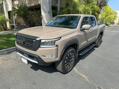 Dominator Xtreme D6 SideSteps W/ Mounting Bracket Kit Text. 2005-2026 Nissan Frontier Go Rhino