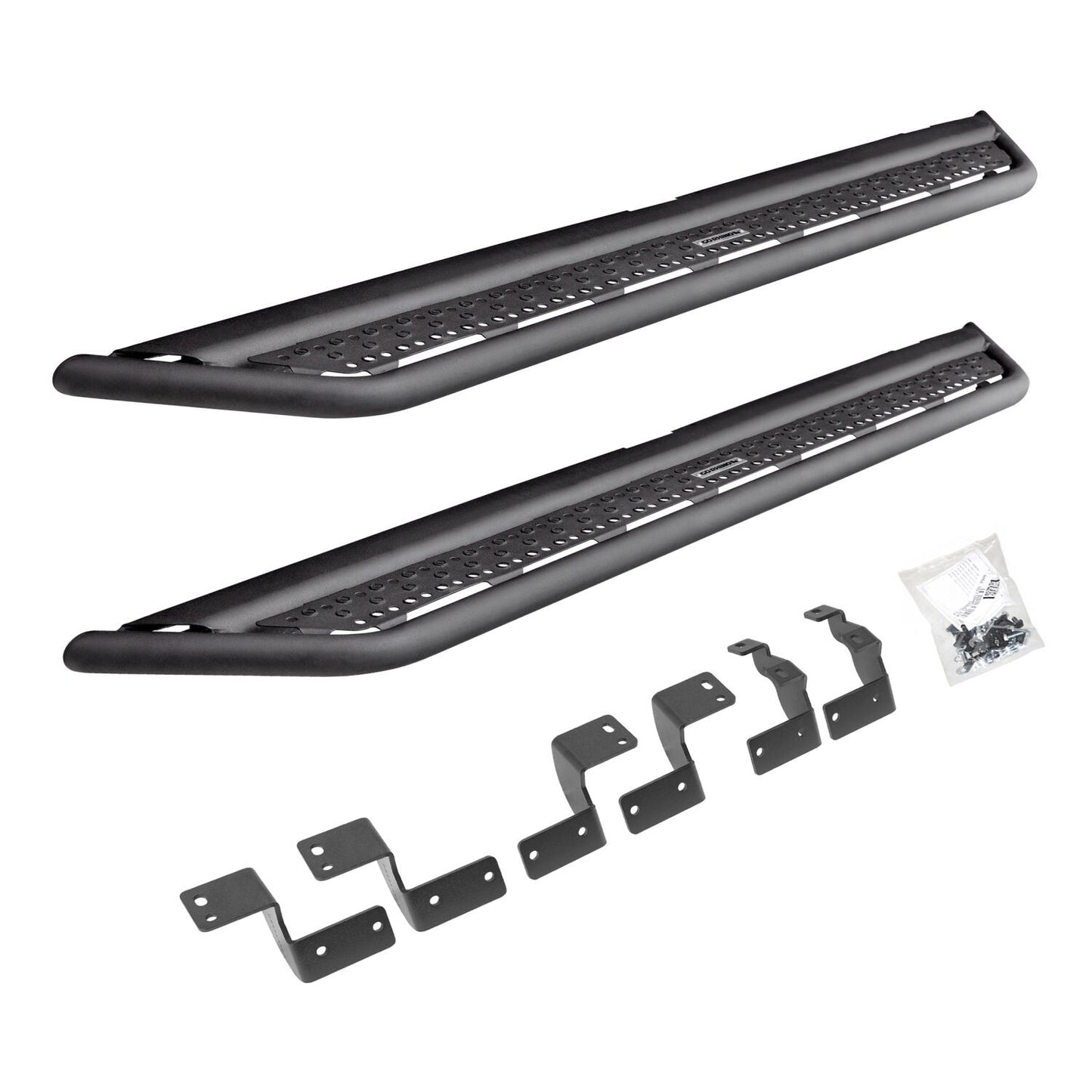 Dominator Xtreme D6 SideSteps W/ Bracket Kit Textured Black 2025-2026 Toyota 4Runner Go Rhino
