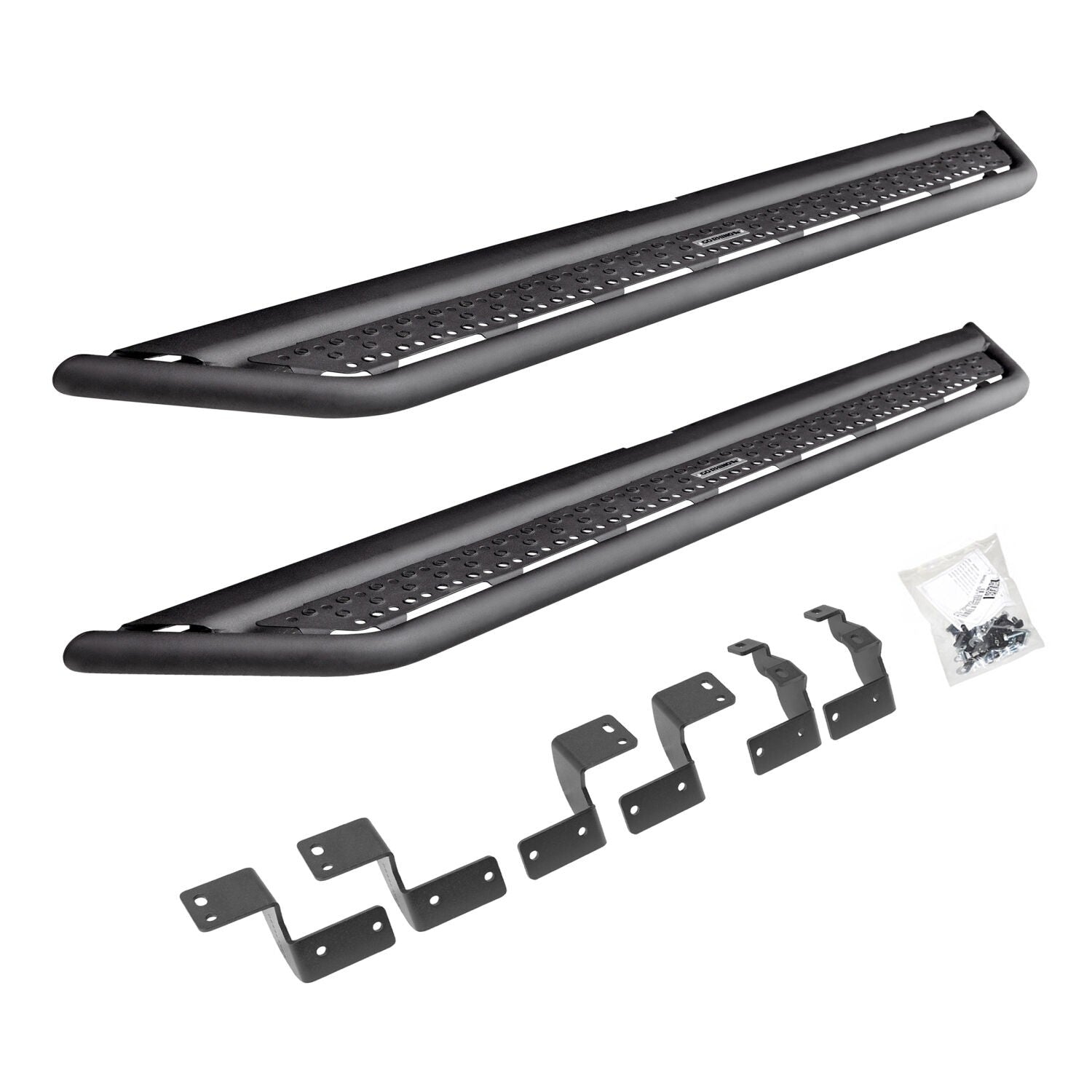 Dominator Xtreme D6 SideSteps W/ Bracket Kit Textured Black 2025-2026 Toyota 4Runner Go Rhino