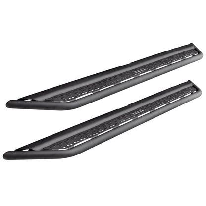 Dominator Xtreme D6 SideSteps With Mounting Bracket Kit Textured Black For 2007-2018 Jeep Wrangler JK 4 Door Go Rhino
