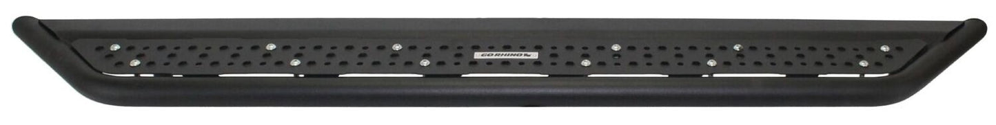 Dominator Xtreme D6 SideSteps With Mounting Bracket Kit Textured Black 2018-2026 Jeep Wrangler Go Rhino