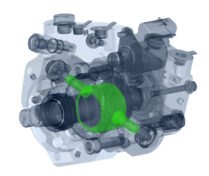 S&S / KDD / TURN 14 X-(Back End) S&S CP4 To DCR Pump Conversion - 6.7 - view 5