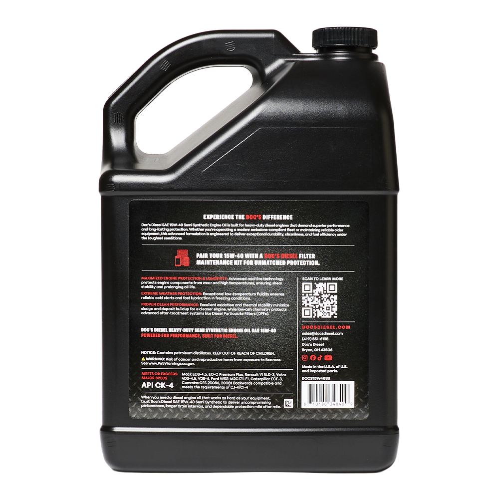 Doc's Diesel Chevrolet/GMC 6.6L Duramax 15W-40 Full Synthetic Oil Change Kit 2019-2026