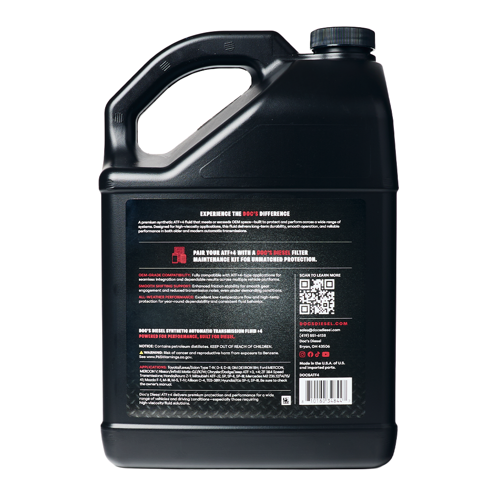 Doc's Diesel ATF+4 DEXRON III/MERCON V Automatic Transmission Fluid 55 Gallon Drum