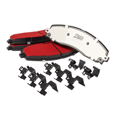 Doc's Diesel Ford 6.7L Powerstroke High Carbon Front and Rear Brake Pads Kit 2012-2022