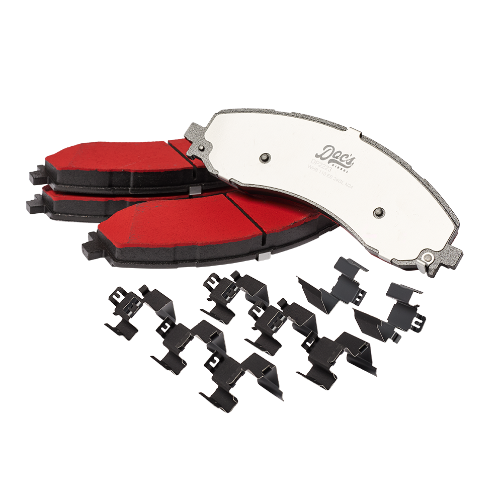 Doc's Diesel RAM 6.7L Cummins SRW Severe Duty Front and Rear Brake Pads Kit 2019-2024