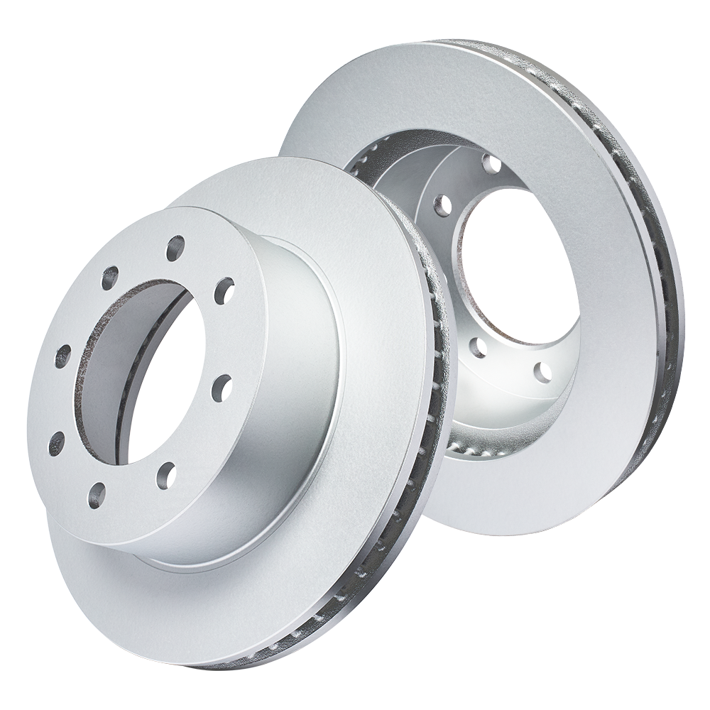 Doc's Diesel Dodge RAM 5.9L Cummins 2500/3500 SRW/DRW High Carbon Front Brake Rotor Set 2003-2008, 6.7L 2007.5-2008