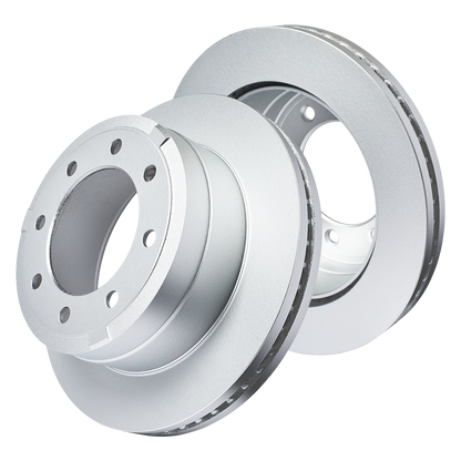 Doc's Diesel Ford 6.7L Powerstroke SRW High Carbon Front and Rear Brake Rotors Kit 2013-2022