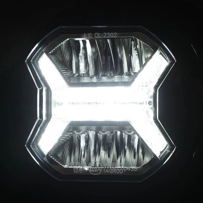 4 Inch LED Fog Lights with White DRL for Jeep Wrangler JK/ Jeep Grand Cherokee/ Dodge
