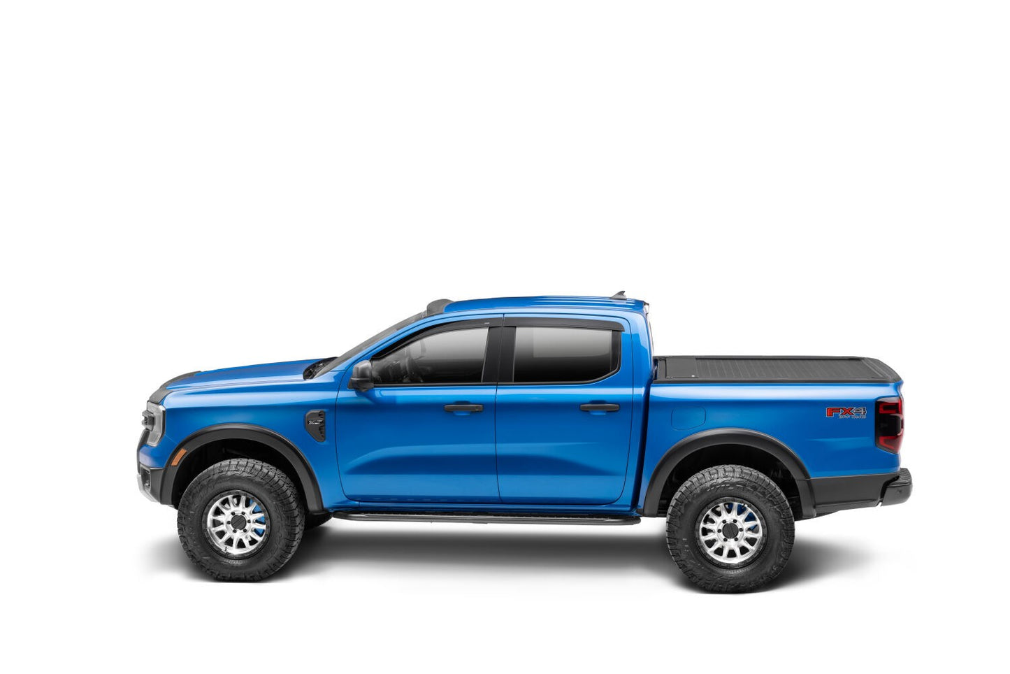 Dominator Xtreme DSS SideSteps With Mounting Bracket Kit Textured Black 2019-2026 Ford Ranger Go Rhino