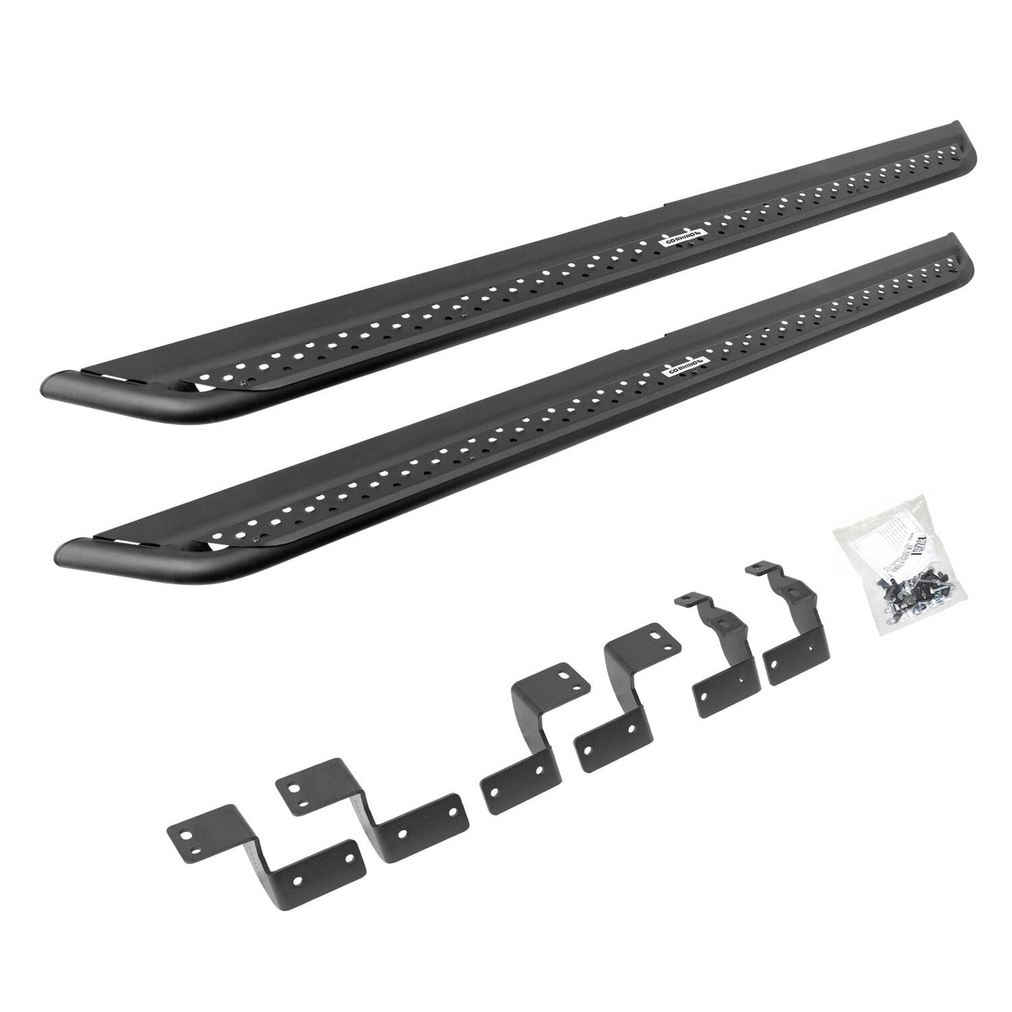 Dominator Xtreme DSS SideSteps W/Bracket Kit Textured Black 2025-2026 Toyota 4Runner Go Rhino