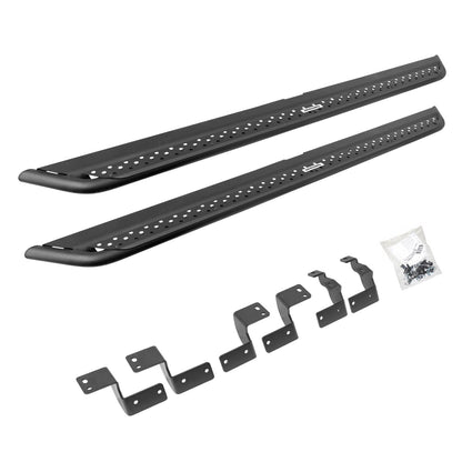 Dominator Xtreme DSS SideSteps W/Bracket Kit Textured Black 2025-2026 Toyota 4Runner Go Rhino