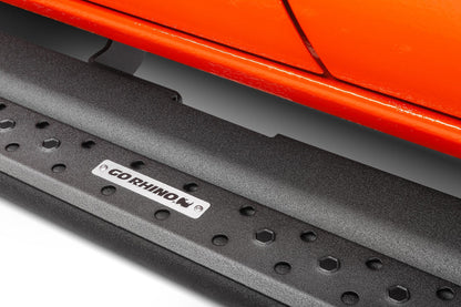 Dominator Xtreme DSS SideSteps With Mounting Bracket Kit Textured Black 2005-2023 Toyota Tacoma Go Rhino