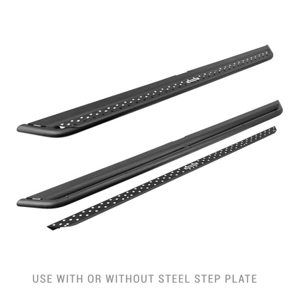 Dominator Xtreme DSS SideSteps With Mounting Bracket Kit Textured Black 2005-2023 Toyota Tacoma Go Rhino
