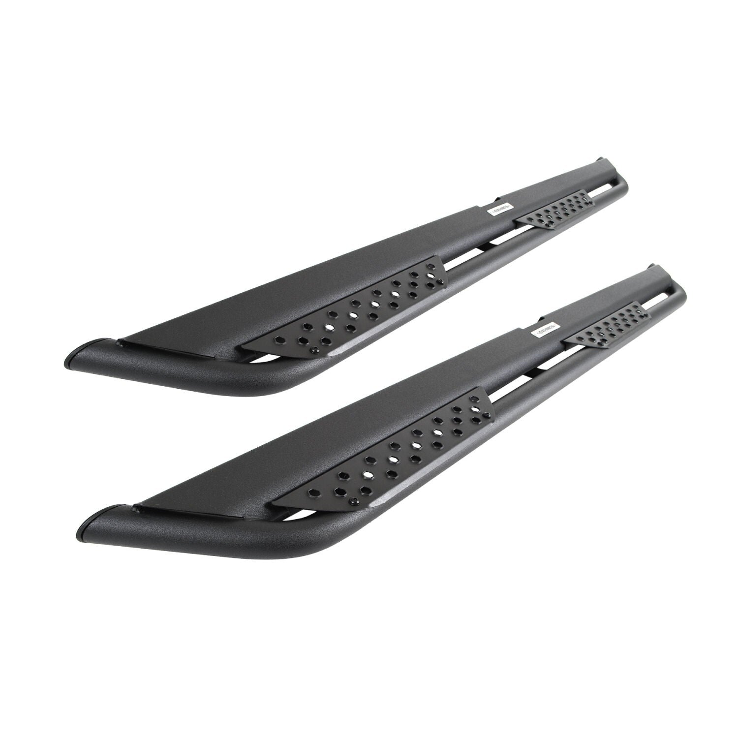 Dominator Xtreme DT Side Steps with Mounting Bracket Kit Textured Black 2021-2025 Ford Bronco 4 Door Go Rhino
