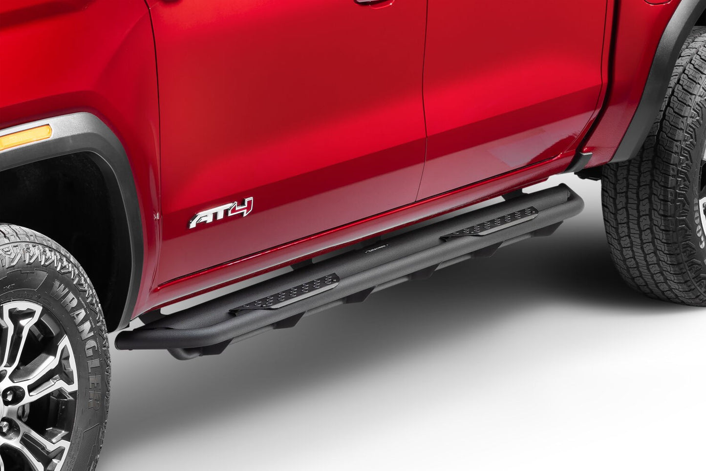 Dominator Xtreme DT Side Steps with Mounting Bracket Kit Textured Black 2015-2026 Colorado/Canyon Go Rhino