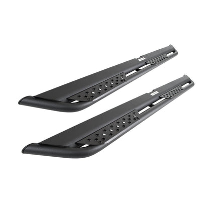 Dominator Xtreme DT Side Steps 73 Inch long Boards Only Textured Black 2018-2026 Jeep Wrangler JL 2021-2025 Ford Bronco Go Rhino