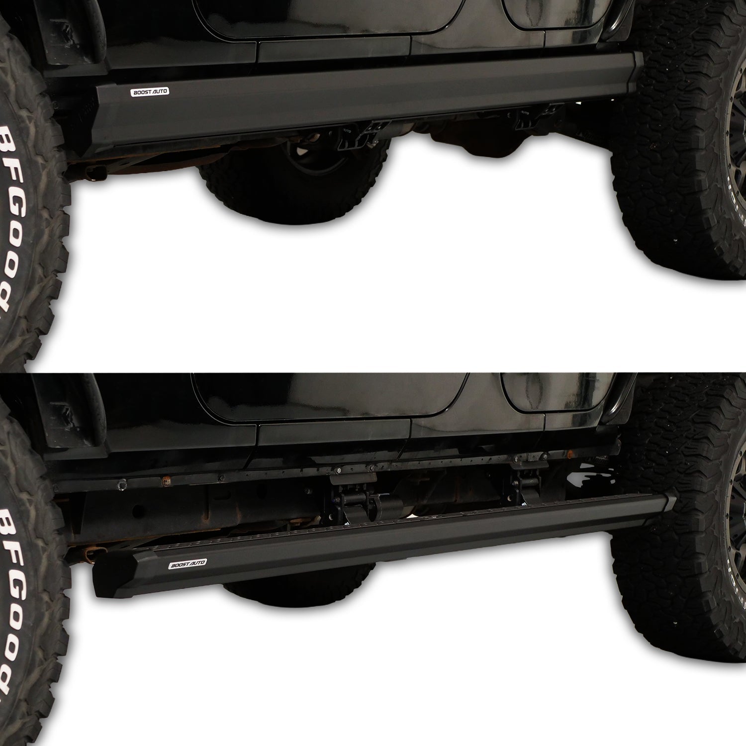Boost Auto Powered Running Boards | 2007-2018 Jeep Wrangler JKU