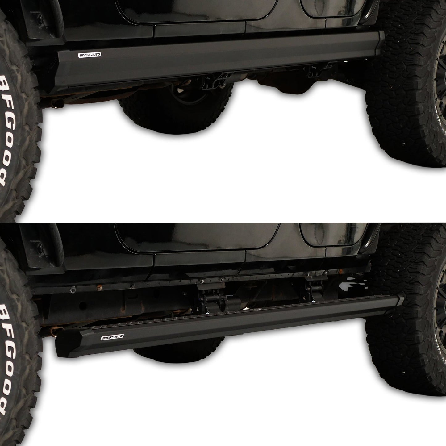 Boost Auto Powered Running Boards | 2020-2026 Jeep Gladiator JT