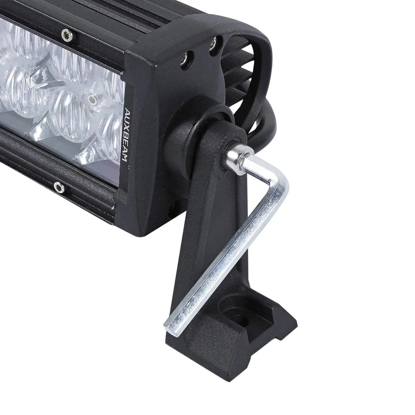 52" 5D-Series Straight LED Light Bar&Windshield Mounting Brackets For Jeep Wrangler JK 2007~2017