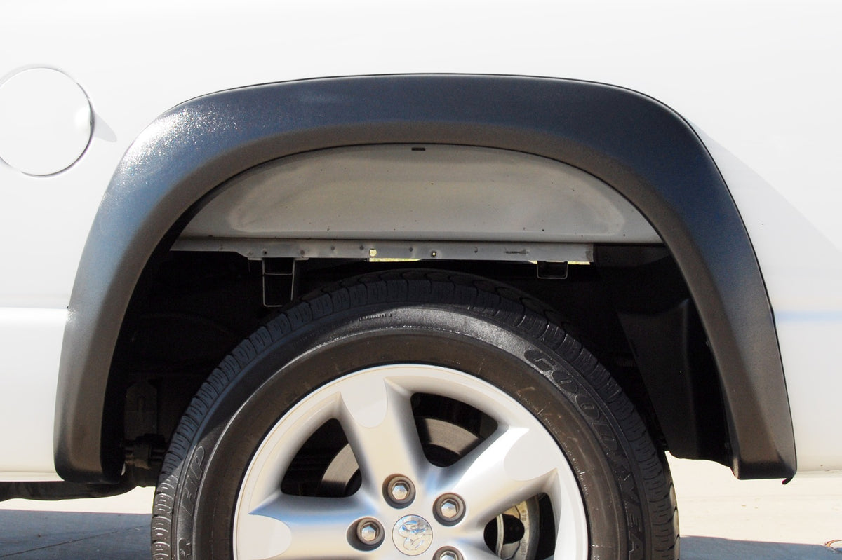 Extra Wide Style Fender Flare Set Rear, Textured, 2-Piece Set 2002-2009 Dodge Ram 1500/2500/3500 Fleetside Lund