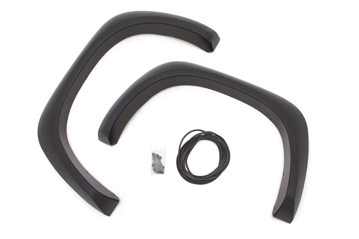Extra Wide Style Fender Flare Set Rear, Textured, 2-Piece Set 2002-2009 Dodge Ram 1500/2500/3500 Fleetside Lund