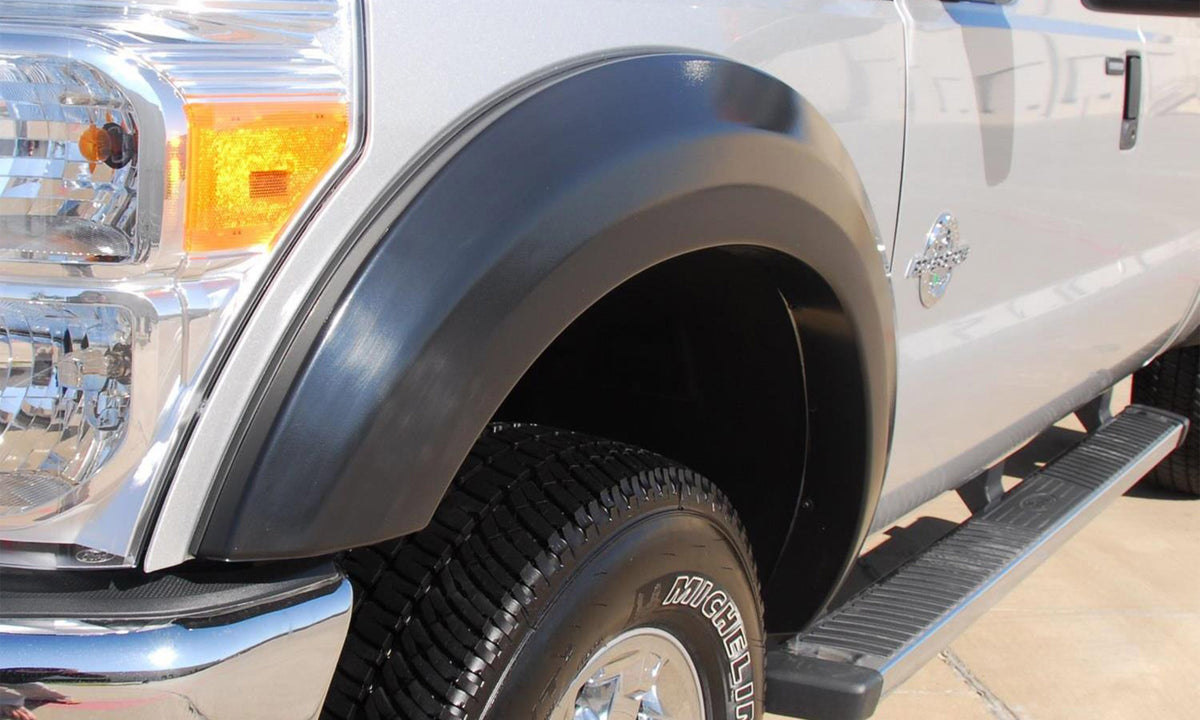 Extra Wide Style Fender Flare Set Front, Textured, 2-Piece Set 2011-2016 Ford F-250 Super Duty/F-350 Super Duty Fleetside Lund
