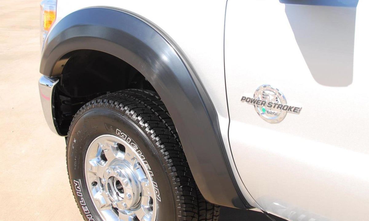 Extra Wide Style Fender Flare Set Front, Textured, 2-Piece Set 2011-2016 Ford F-250 Super Duty/F-350 Super Duty Fleetside Lund