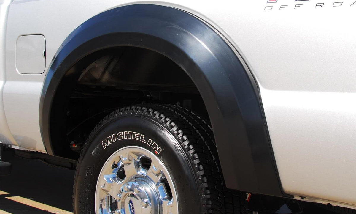 Extra Wide Style Fender Flare Set Rear, Textured, 2-Piece Set 2011-2016 Ford F-250 Super Duty/F-350 Super Duty Fleetside Lund