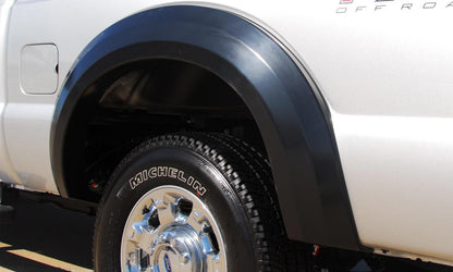 Extra Wide Style Fender Flare Set Rear, Textured, 2-Piece Set 2011-2016 Ford F-250 Super Duty/F-350 Super Duty Fleetside Lund
