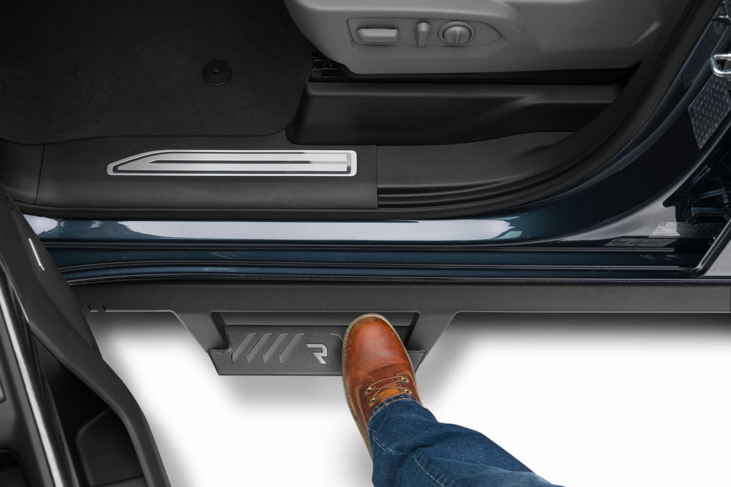 EpYx Step System Cab Length (2 Steps per Side) 2019 (New Body Style)-2025 Chevy Silverado/GMC Sierra 1500/2020-2025 2500 HD/3500 HD Crew Cab Textured Black NFab