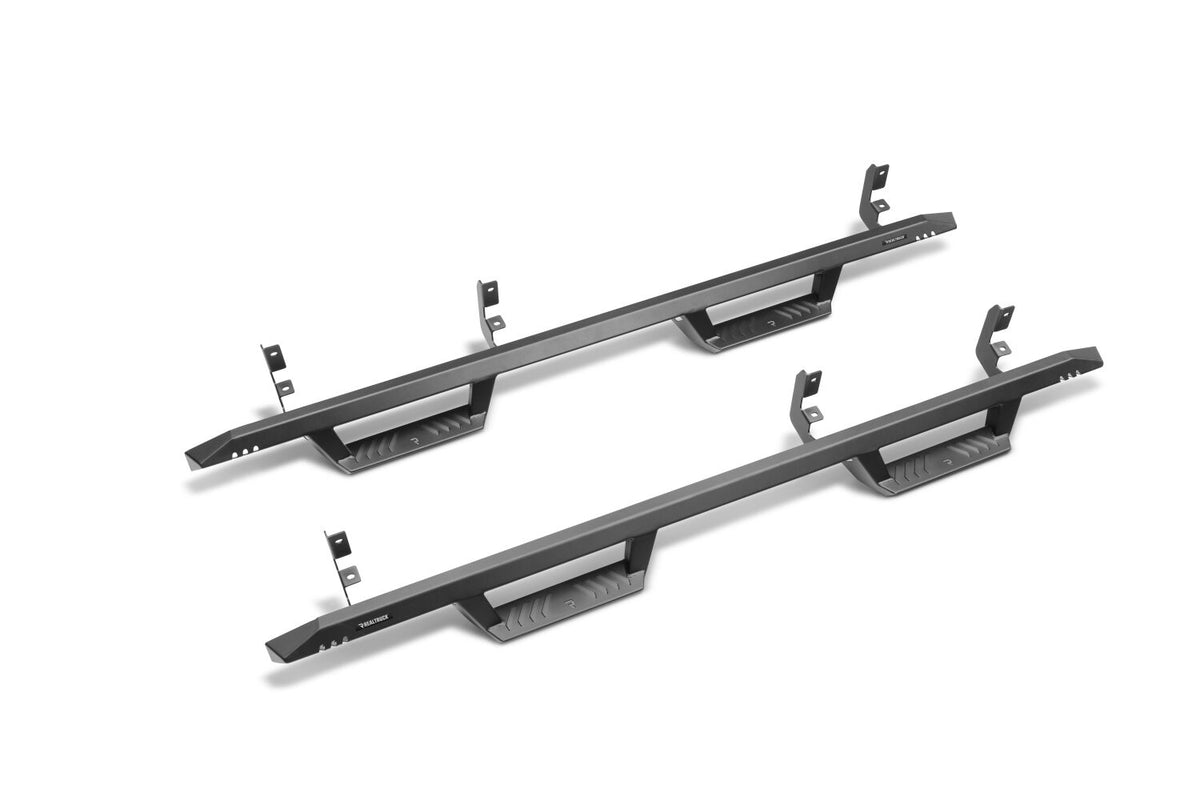 EpYx Step System Cab Length (2 Steps per Side) 2019 (New Body Style)-2025 Chevy Silverado/GMC Sierra 1500/2020-2025 2500 HD/3500 HD Textured Black NFab