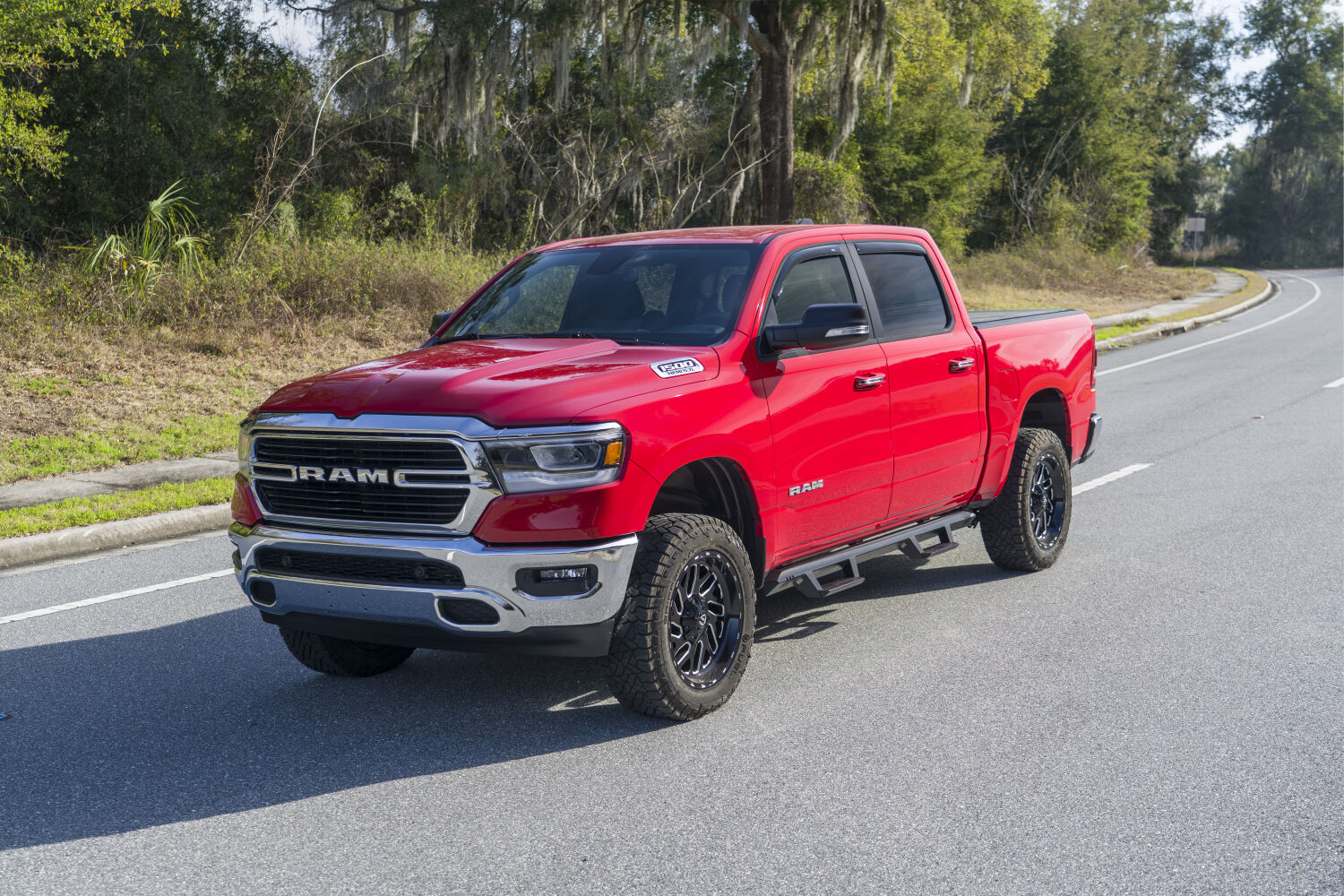 EpYx Step System Cab Length (2 Steps per Side) 2019-2025 (New Body Style) Ram 1500 Crew Cab Textured Black NFab