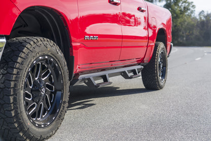 EpYx Step System Cab Length (2 Steps per Side) 2019-2025 (New Body Style) Ram 1500 Crew Cab Textured Black NFab