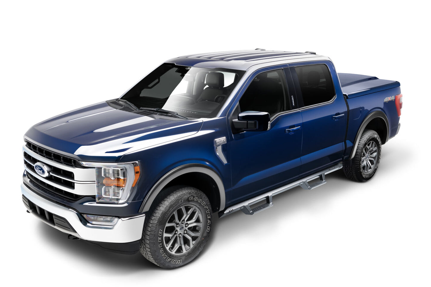 EpYx Step System Cab Length (2 Steps per Side) 2015-2025 Ford F-150/Raptor SuperCrew/2017-2026 Ford F-250/350/450 Crew Cab Textured Black NFab