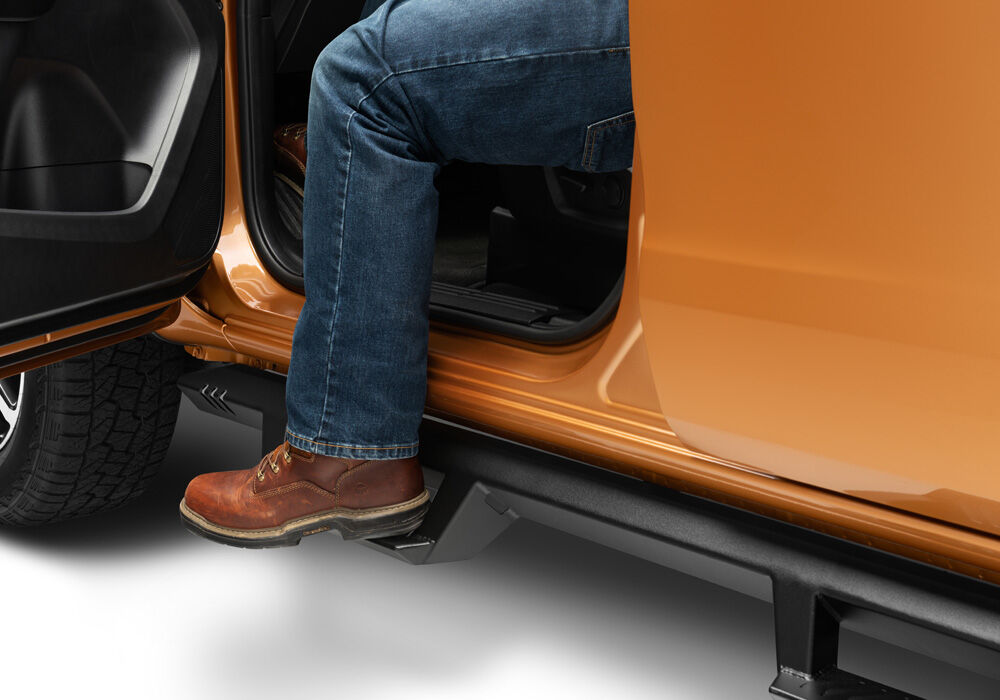 EpYx Step System Cab Length (2 Steps per Side) 2019-2025 Ford Ranger SuperCrew Textured Black NFab