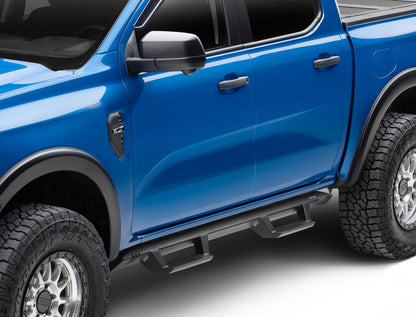 EpYx Step System Cab Length (2 Steps per Side) 2019-2025 Ford Ranger SuperCrew Textured Black NFab