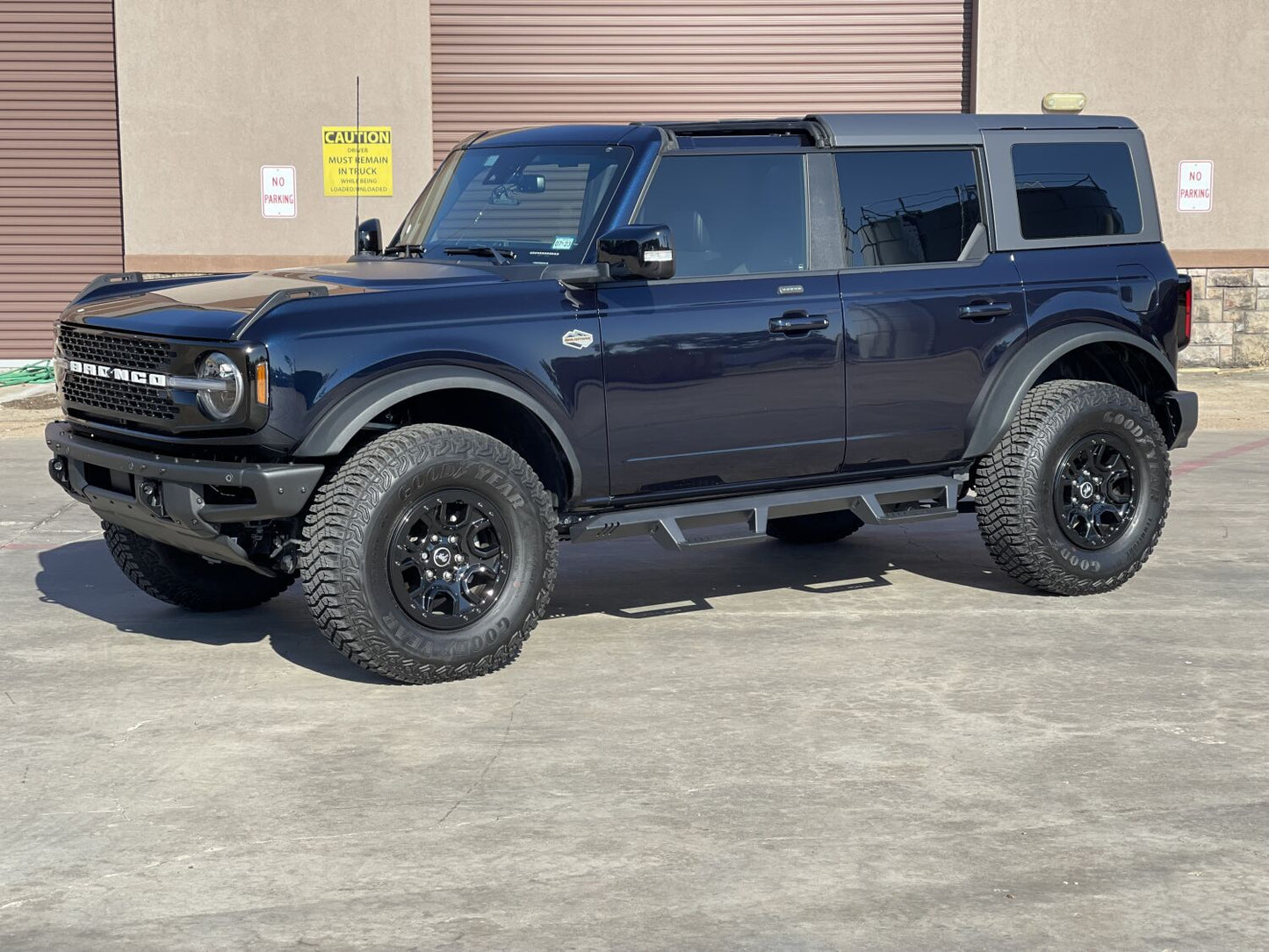 EpYx Step System Full Length (4 Dr) 2021-2025 Bronco 4-Dr Textured Black NFab