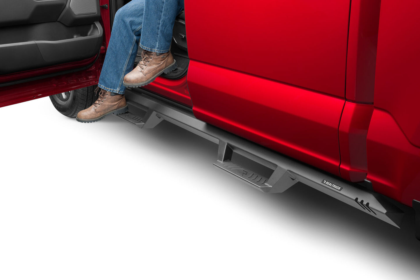 EpYx Step System Cab Length (2 Steps per Side) 2015-2025 Chevy Colorado/GMC Canyon Crew Cab Textured Black NFab