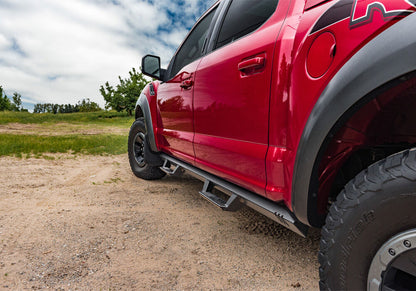 EpYx Step System Cab Length (2 Steps per Side) 2020-2025 Jeep Gladiator JT 4-Door Textured Black NFab