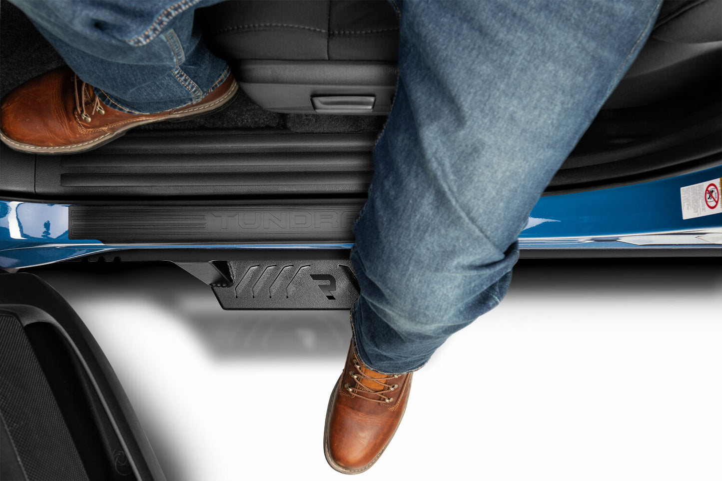 EpYx Step System Cab Length (2 Steps per Side) 2007-2021 Toyota Tundra CrewMax Textured Black NFab