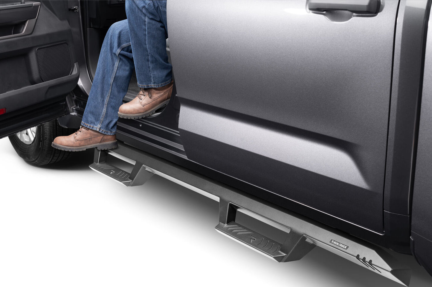 EpYx Step System Cab Length (2 Steps per Side) 2022-2025 Toyota Tundra CrewMax Textured Black NFab