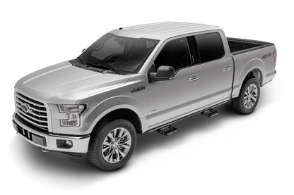 RKR Step System Cab Length (2 Step Mounts/2 Steps per Side) 1.75 Inch Rails 2015-2025 Ford F-150 SuperCrew Textured Black NFab